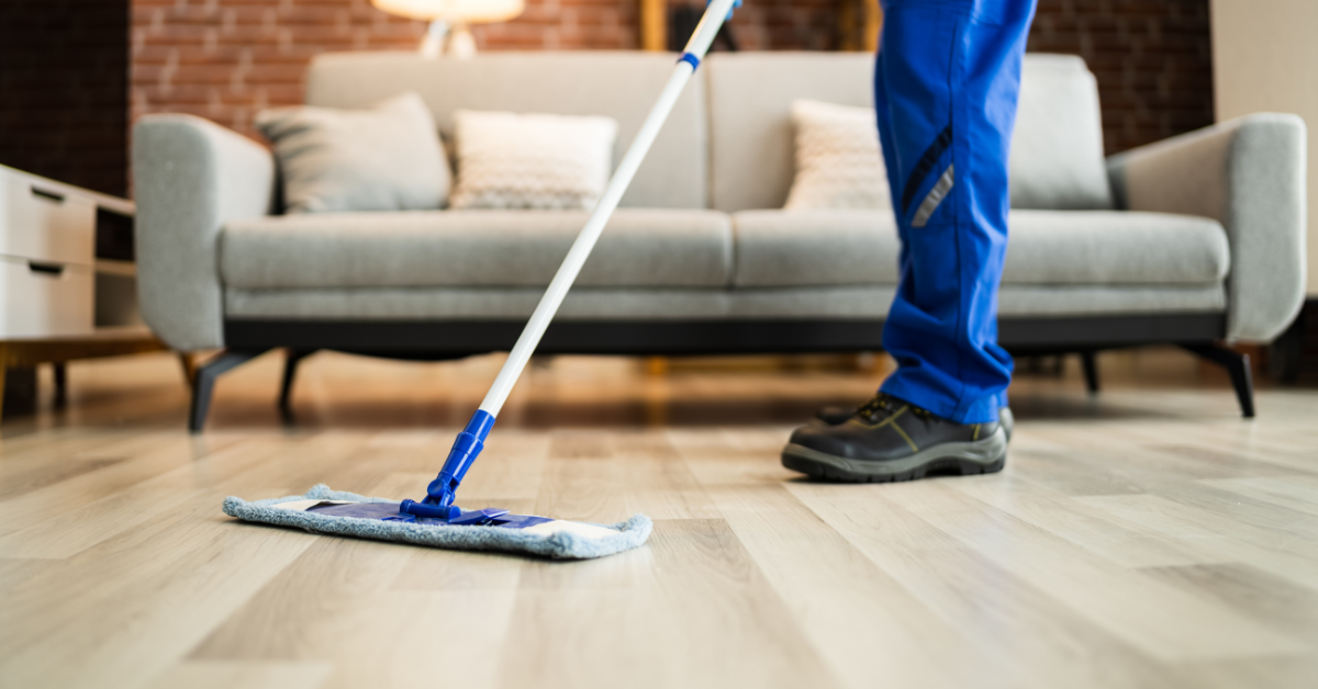 mobile home floor cleaning